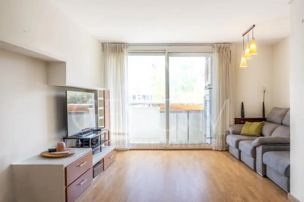 Sala de estar de Piso en venta en Sant Joan Despí con Parquet, Terraza y Balcón