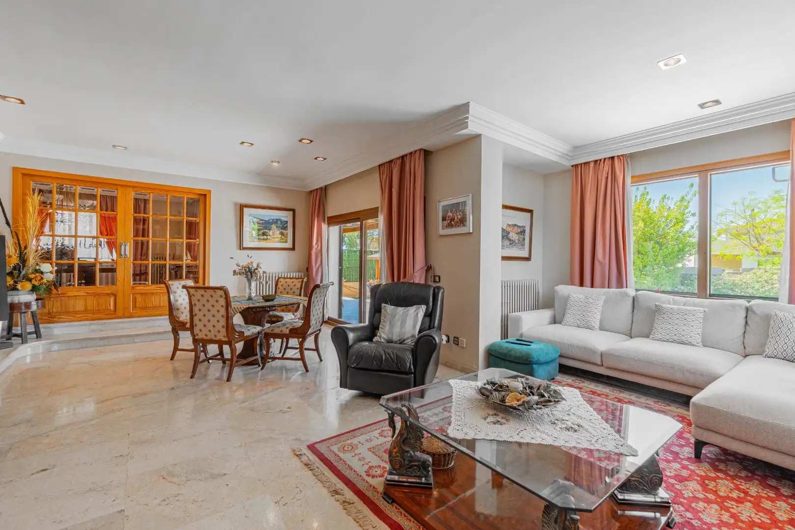 Sala de estar de Casa o chalet en venta en Marratxí con Calefacción, Jardín privado y Terraza