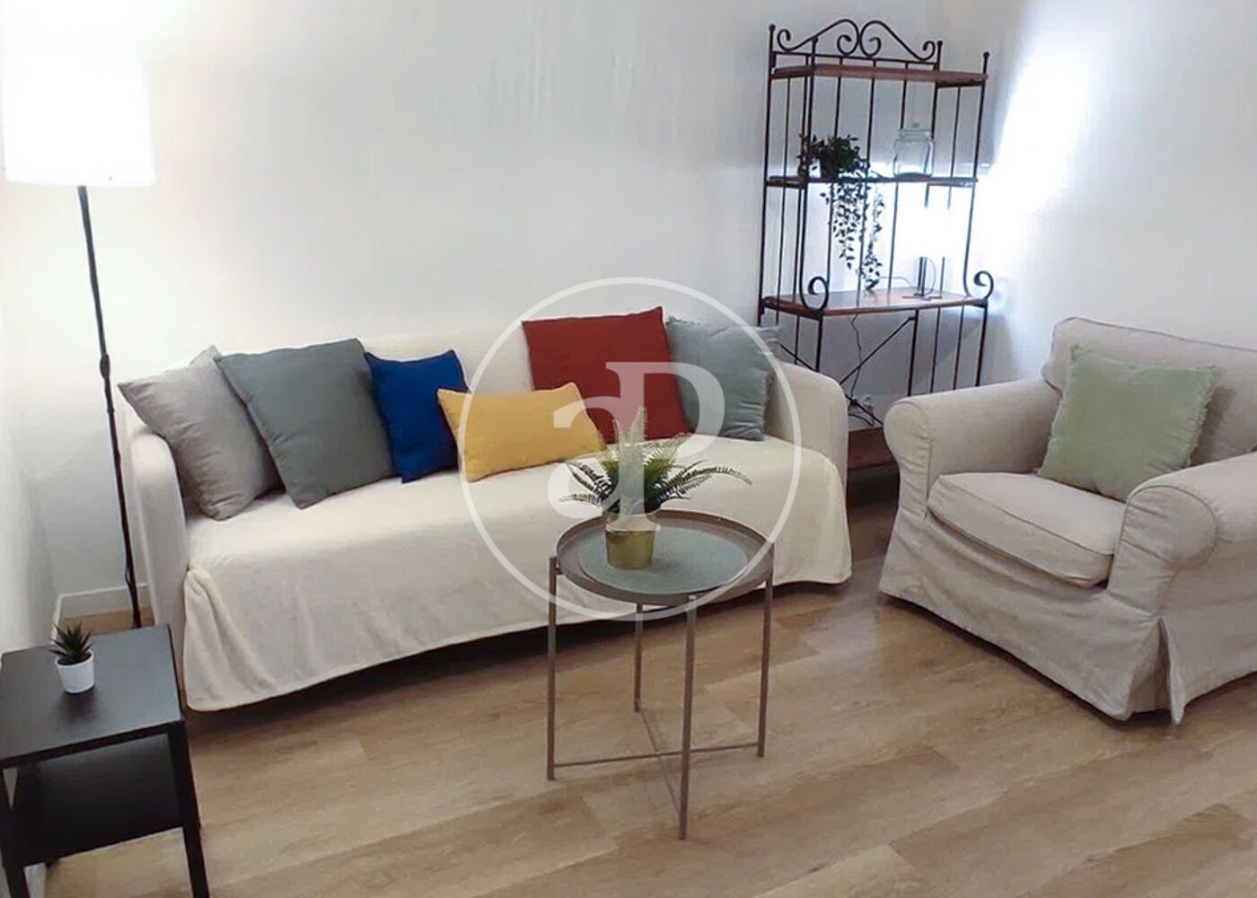 Sala d'estar de Pis de lloguer en  Barcelona Capital amb Aire condicionat, Calefacció i Terrassa
