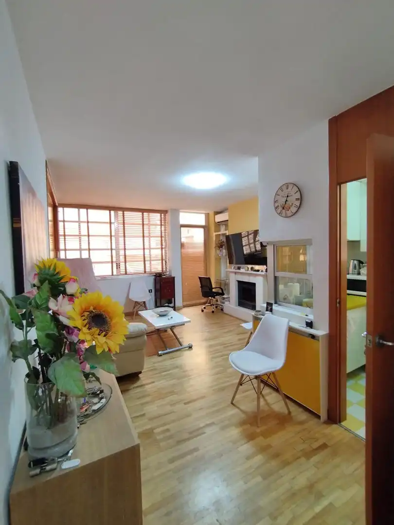 Sala d'estar de Apartament de lloguer en Murcia amb Aire condicionat, Calefacció i Parquet