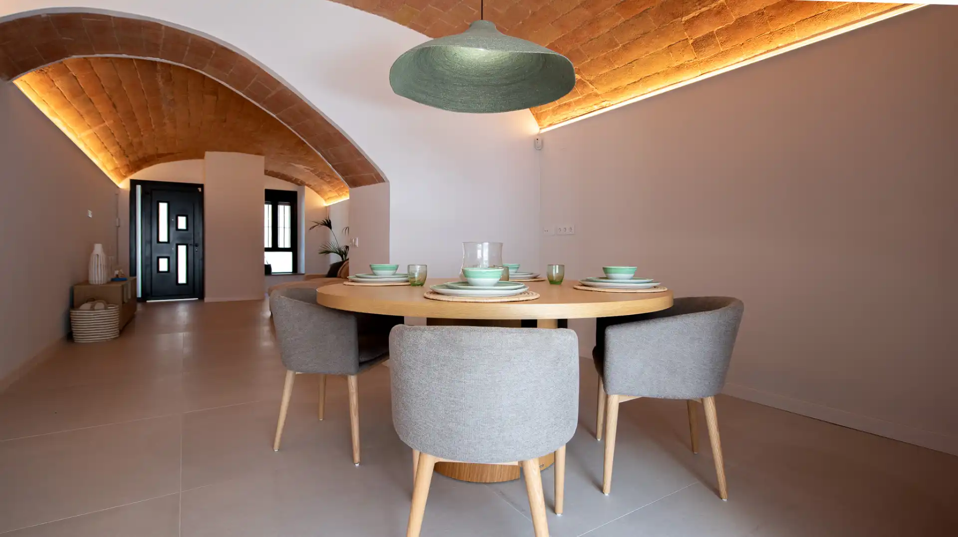 Dining room of Detached homes for sale in Sant Feliu de Guíxols  with Heating, Parquet flooring and Terrace