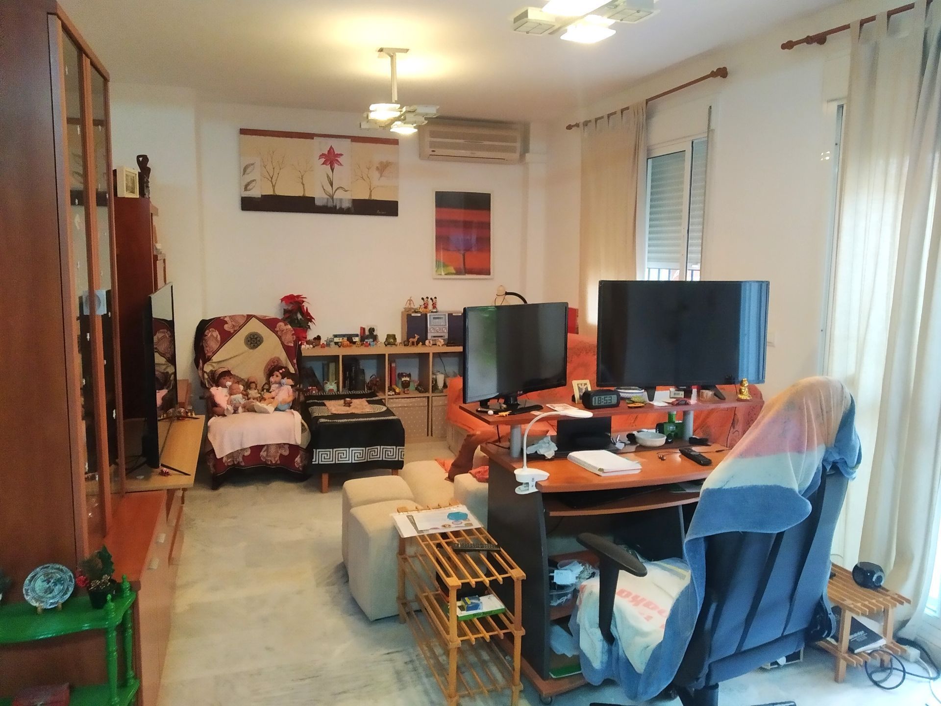 Living room of Apartment for sale in Málaga Capital  with Air Conditioner