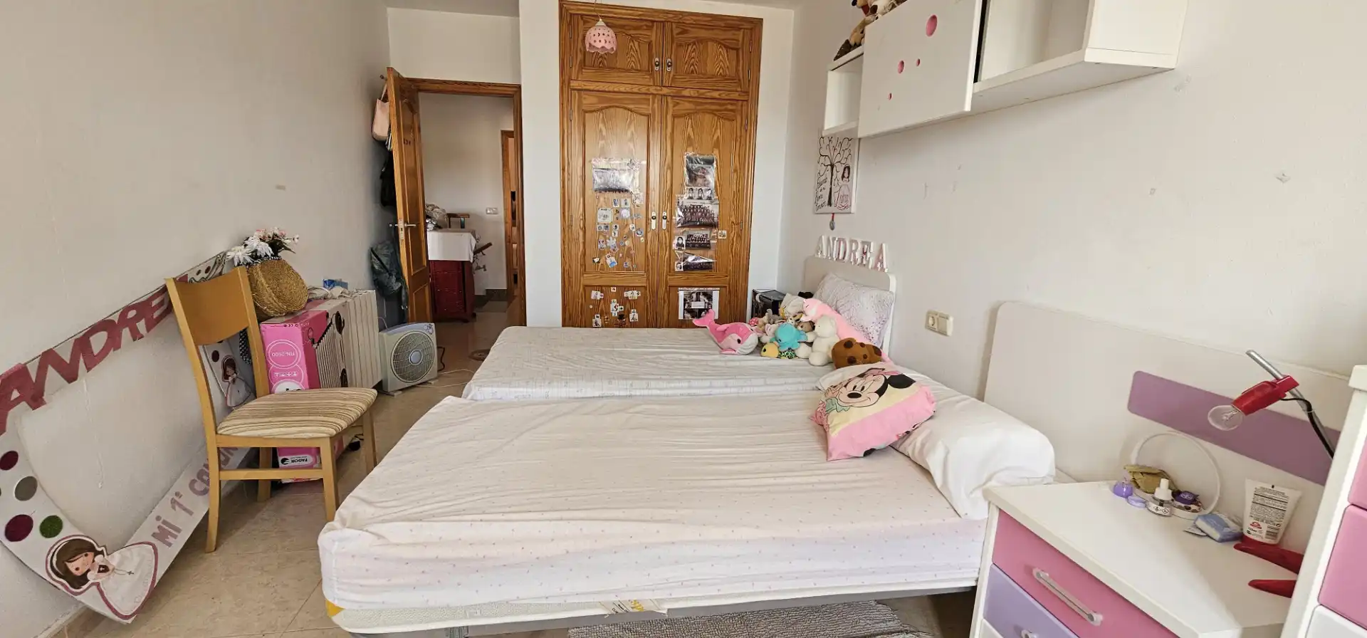 Dormitori de Casa adosada en venda en Totana amb Aire condicionat, Moblat i Forn