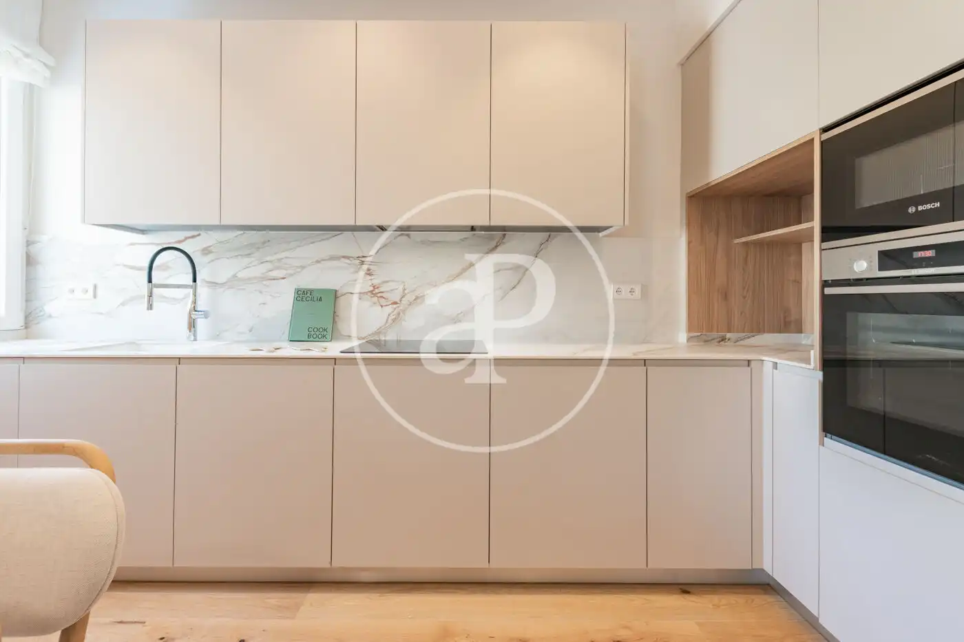 Kitchen of Flat for sale in Madrid  with Air Conditioner and Heating