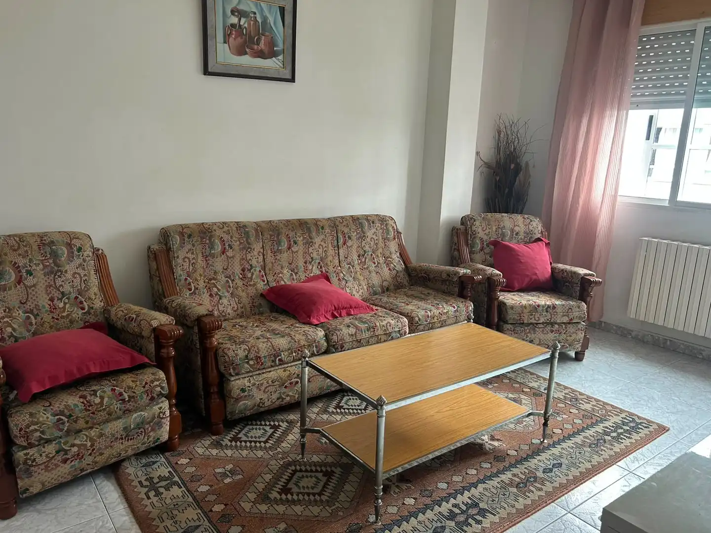 Sala de estar de Piso de alquiler en Santiago de Compostela  con Amueblado