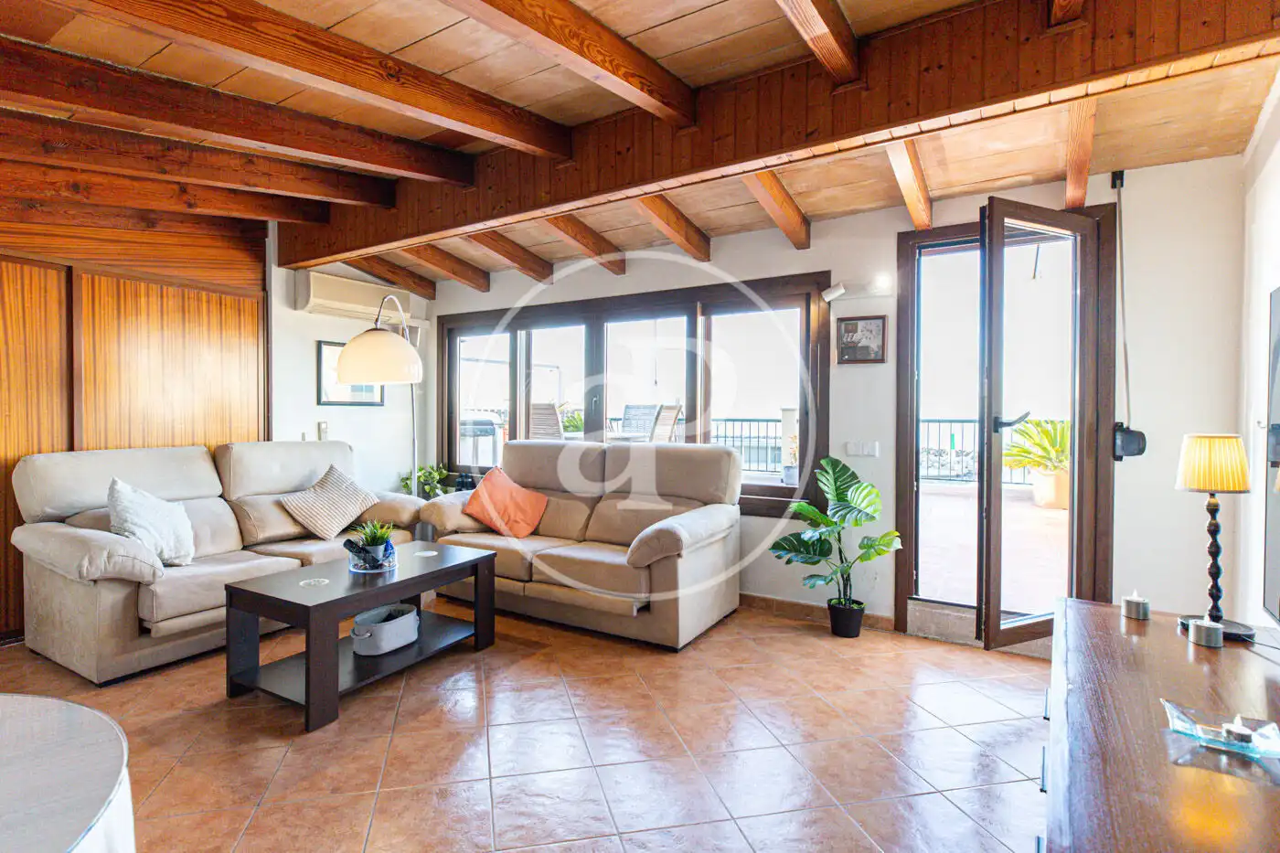 Sala de estar de Casa o chalet en venta en  Palma de Mallorca con Aire acondicionado, Calefacción y Jardín privado