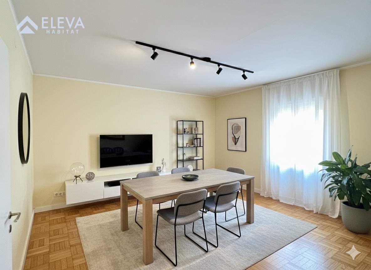 Living room of Flat for sale in  Lleida Capital  with Air Conditioner and Balcony
