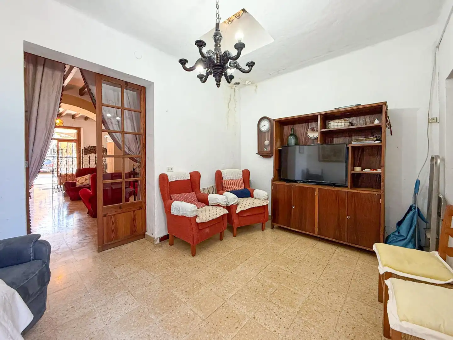 Sala d'estar de Casa adosada en venda en Consell amb Jardí privat i Terrassa