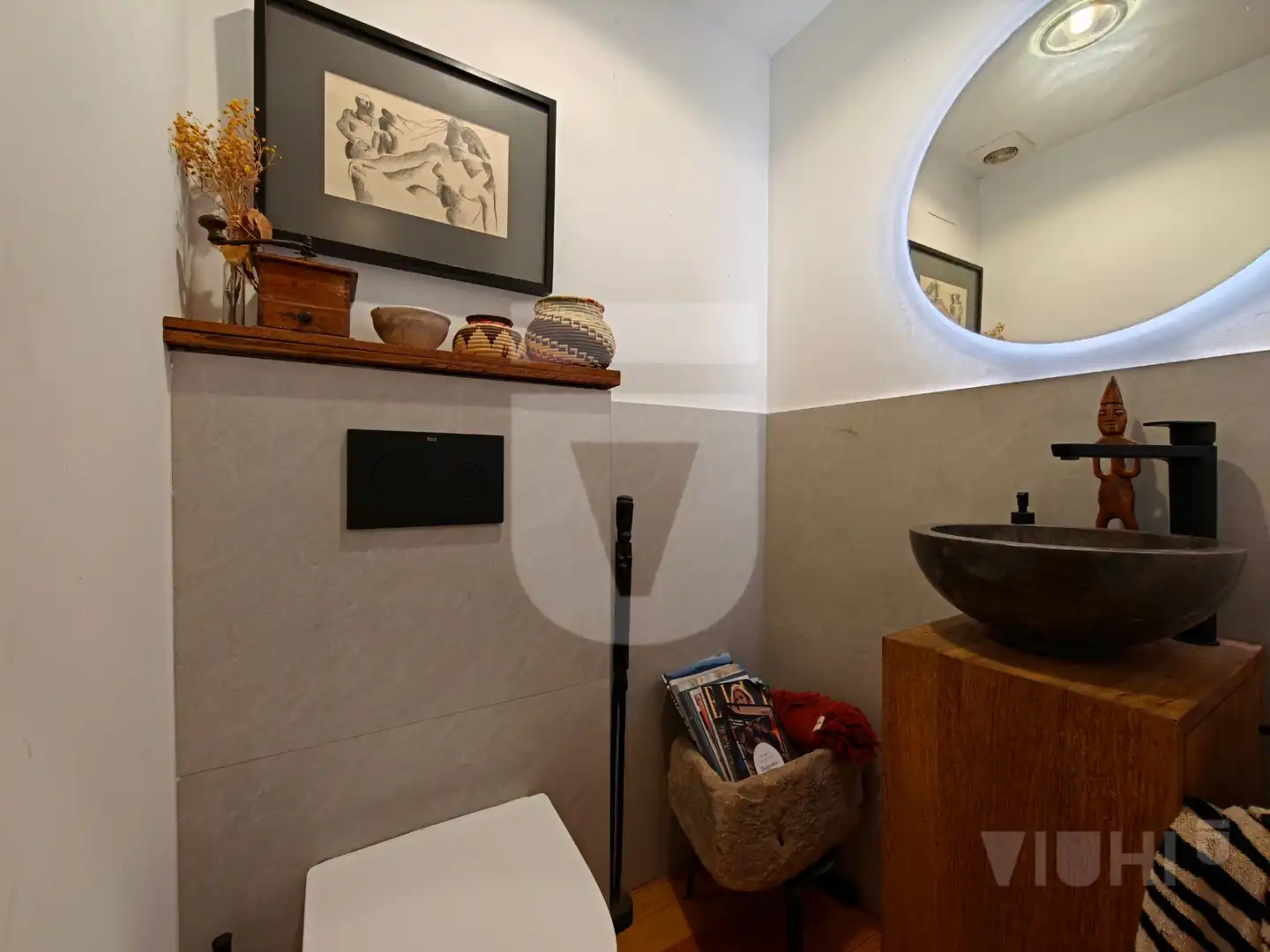 Baño de Casa adosada en venta en Tiana con Aire acondicionado, Jardín privado y Parquet