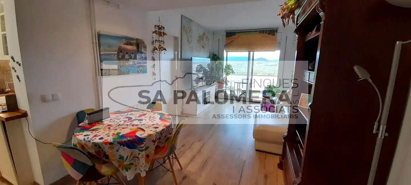 Sala d'estar de Pis en venda en Blanes amb Calefacció, Parquet i Balcó