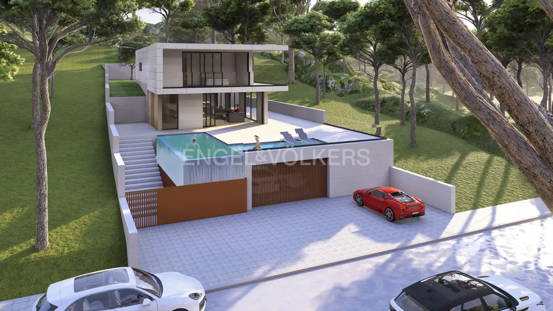 Außenansicht von Haus oder Chalet zum Verkauf in Sant Vicenç de Montalt mit Heizung und Privatgarten