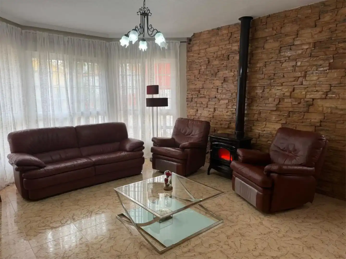Sala de estar de Piso en venta en Molina de Segura con Aire acondicionado, Jardín privado y Parquet