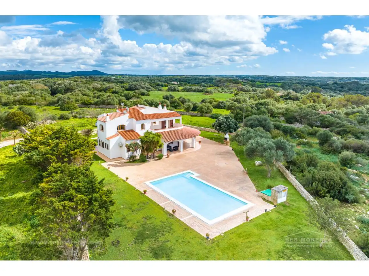 Jardín de Finca rústica en venta en Ferreries con Aire acondicionado, Jardín privado y Terraza