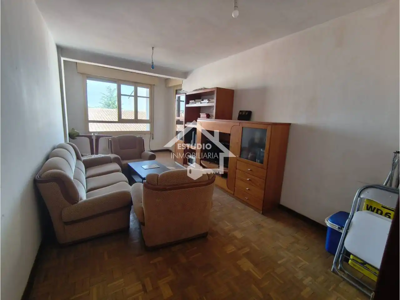 Sala de estar de Piso en venta en Mendavia con Calefacción, Parquet y Terraza