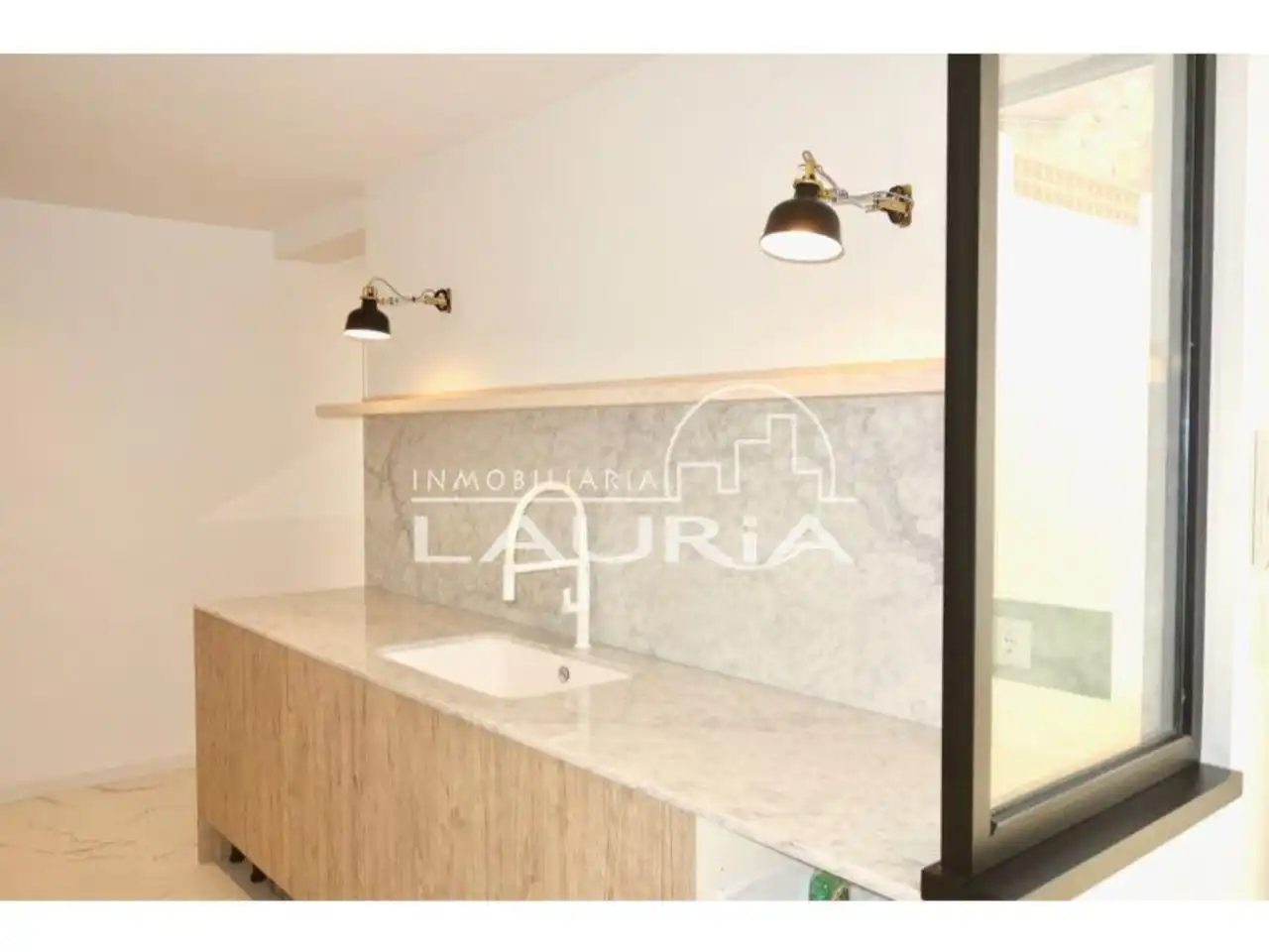 Cocina de Piso de alquiler en Valencia con Aire acondicionado y Terraza