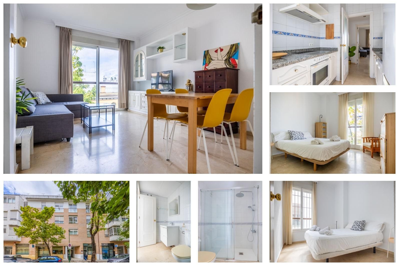 Exterior view of Flat to rent in  Sevilla Capital  with Air Conditioner