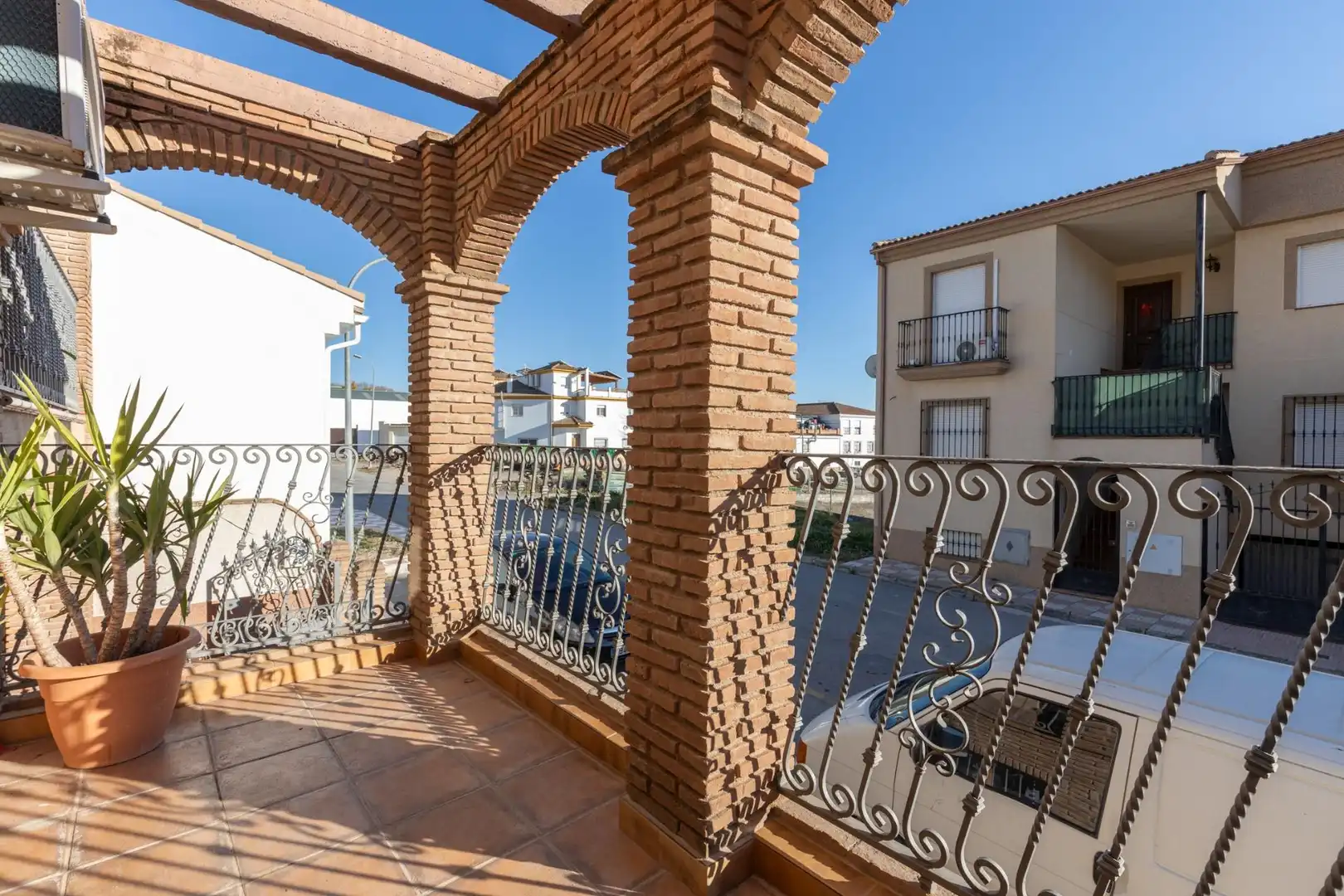 Terrasse von Wohnung zum Verkauf in Íllora mit Privatgarten, Terrasse und Balkon