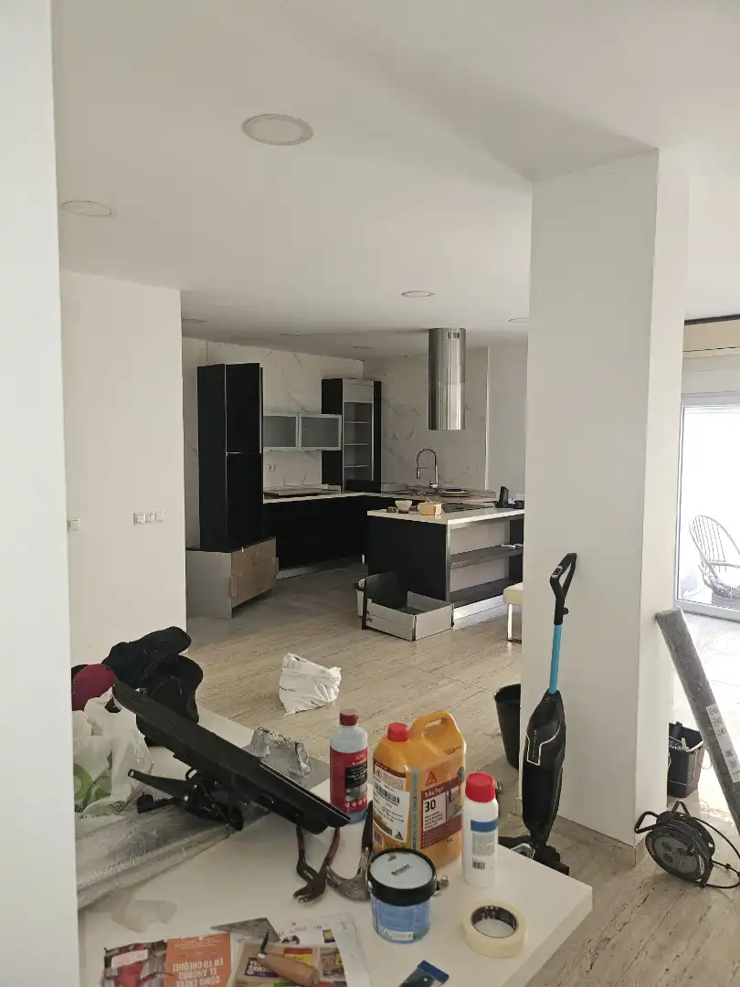Kitchen of Flat for rent in El Prat de Llobregat  with Air Conditioner, Terrace and Oven