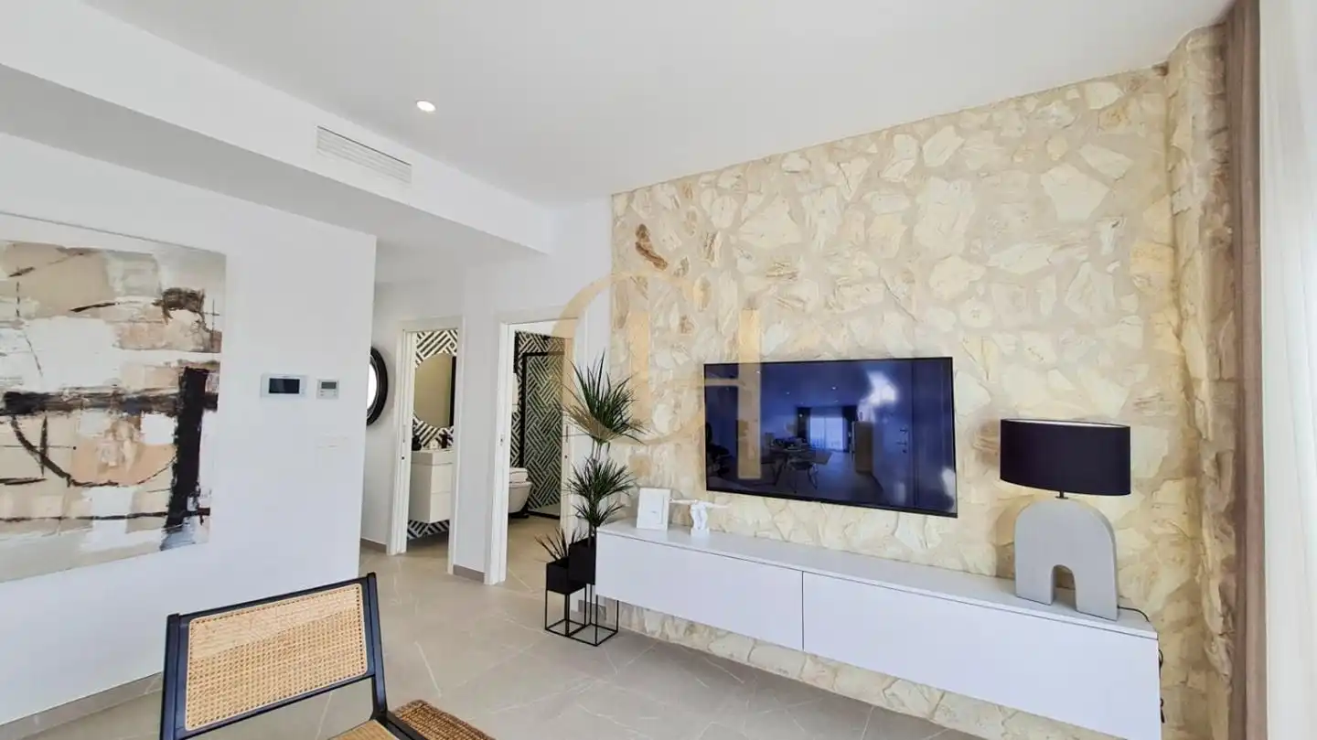 Sala de estar de Casa o chalet en venta en Los Alcázares con Calefacción, Terraza y Piscina