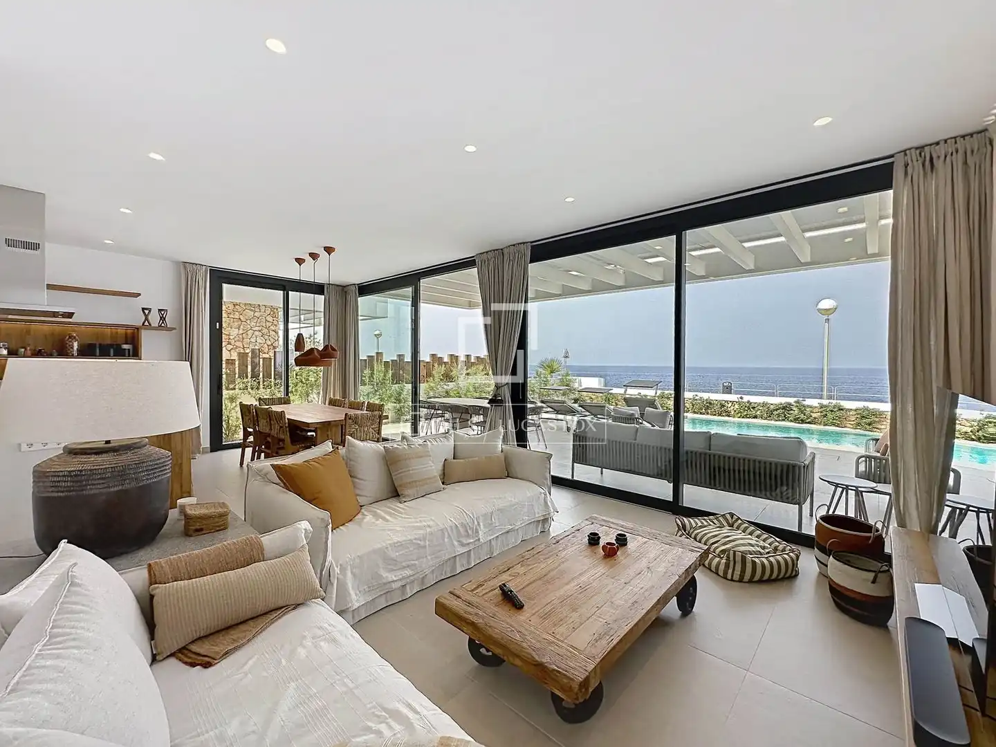Sala de estar de Casa o chalet de alquiler en Ciutadella de Menorca con Aire acondicionado, Calefacción y Jardín privado