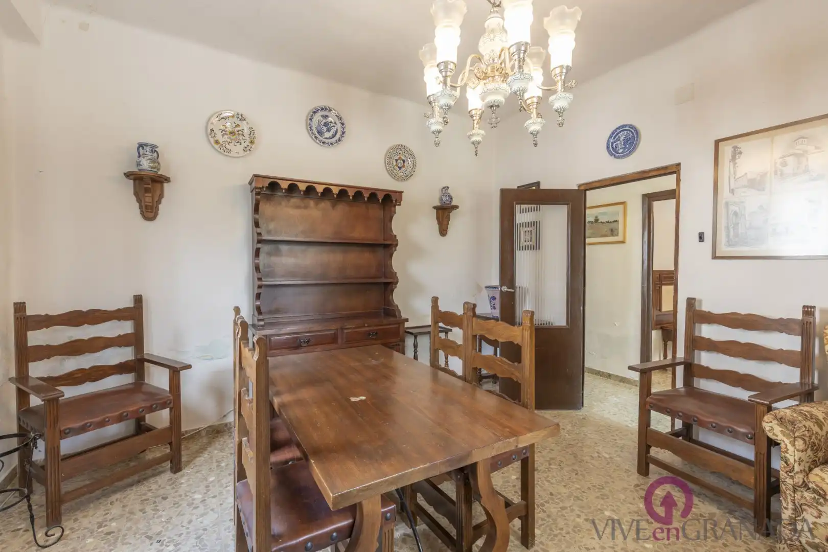 Esszimmer von Haus oder Chalet zum Verkauf in Cájar mit Schwimmbad