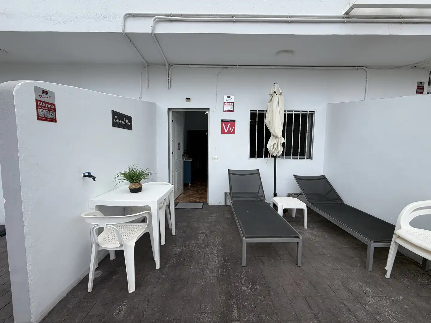 Terraza de Piso de alquiler en Adeje con Jardín privado, Terraza y Amueblado
