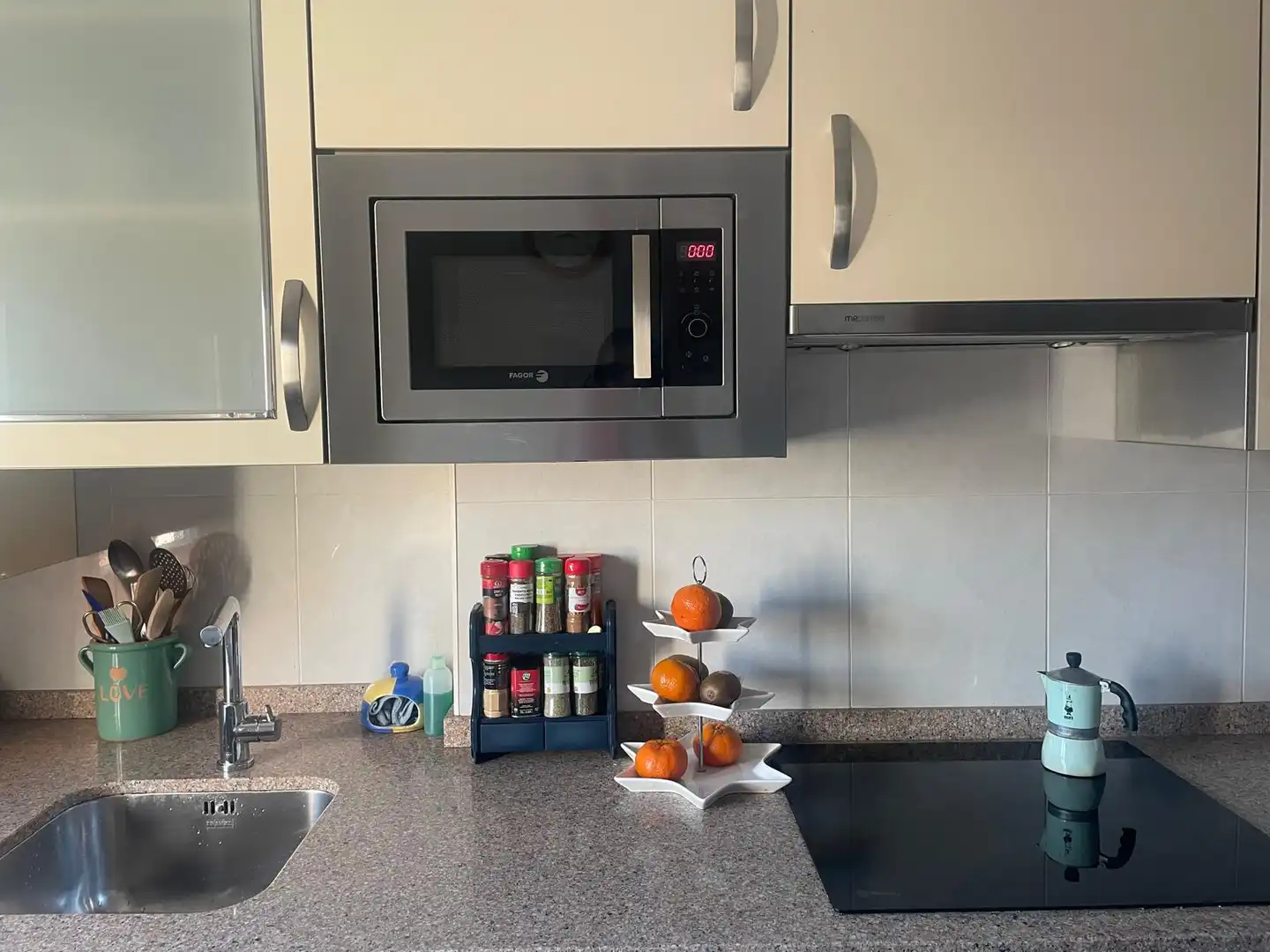 Kitchen of Flat for sale in Sestao   with Heating, Furnished and Oven