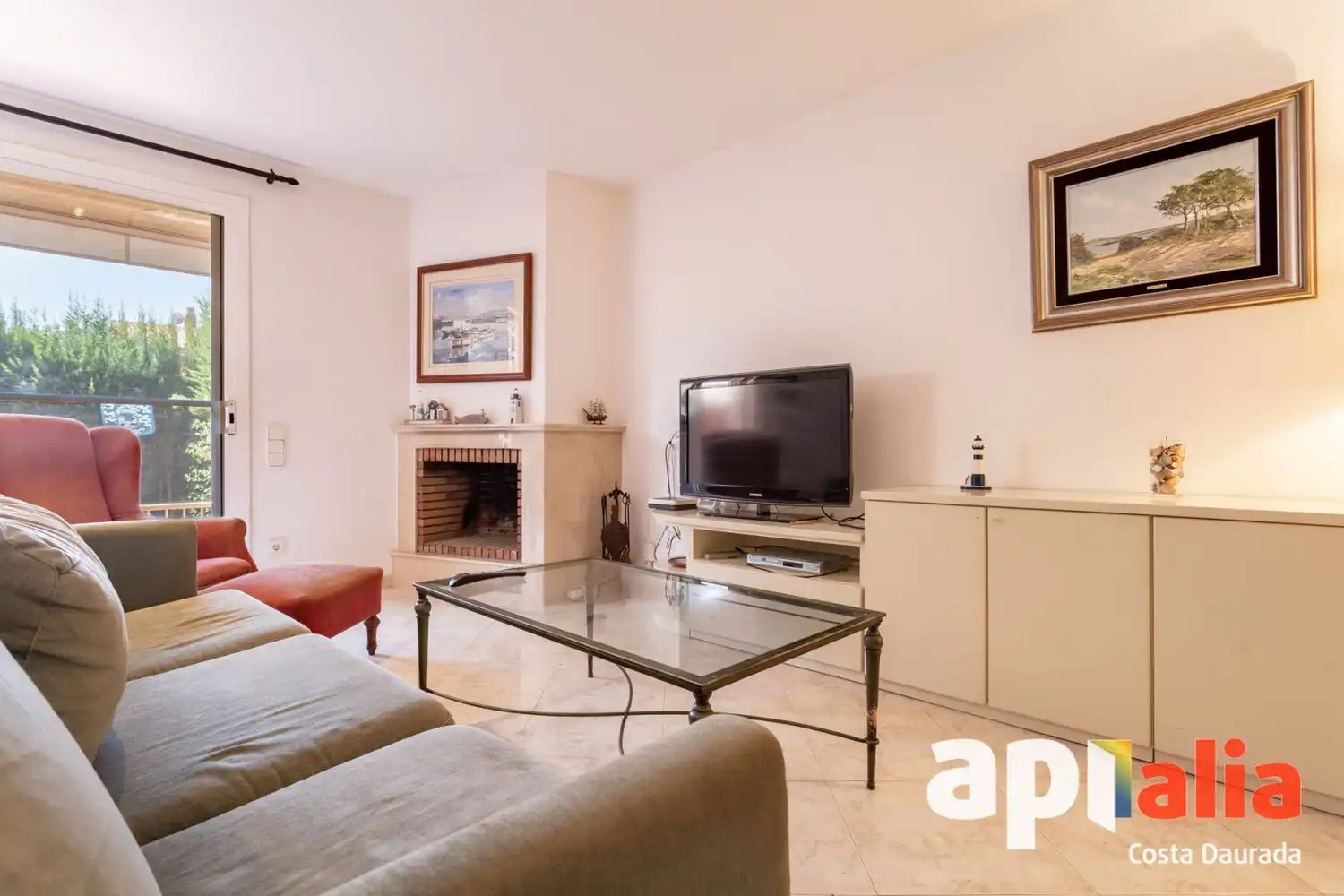 Sala d'estar de Casa adosada en venda en Altafulla amb Aire condicionat, Calefacció i Terrassa