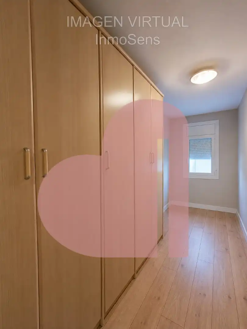 Schlafzimmer von Wohnung zum Verkauf in Cervelló mit Klimaanlage, Parkett und Balkon