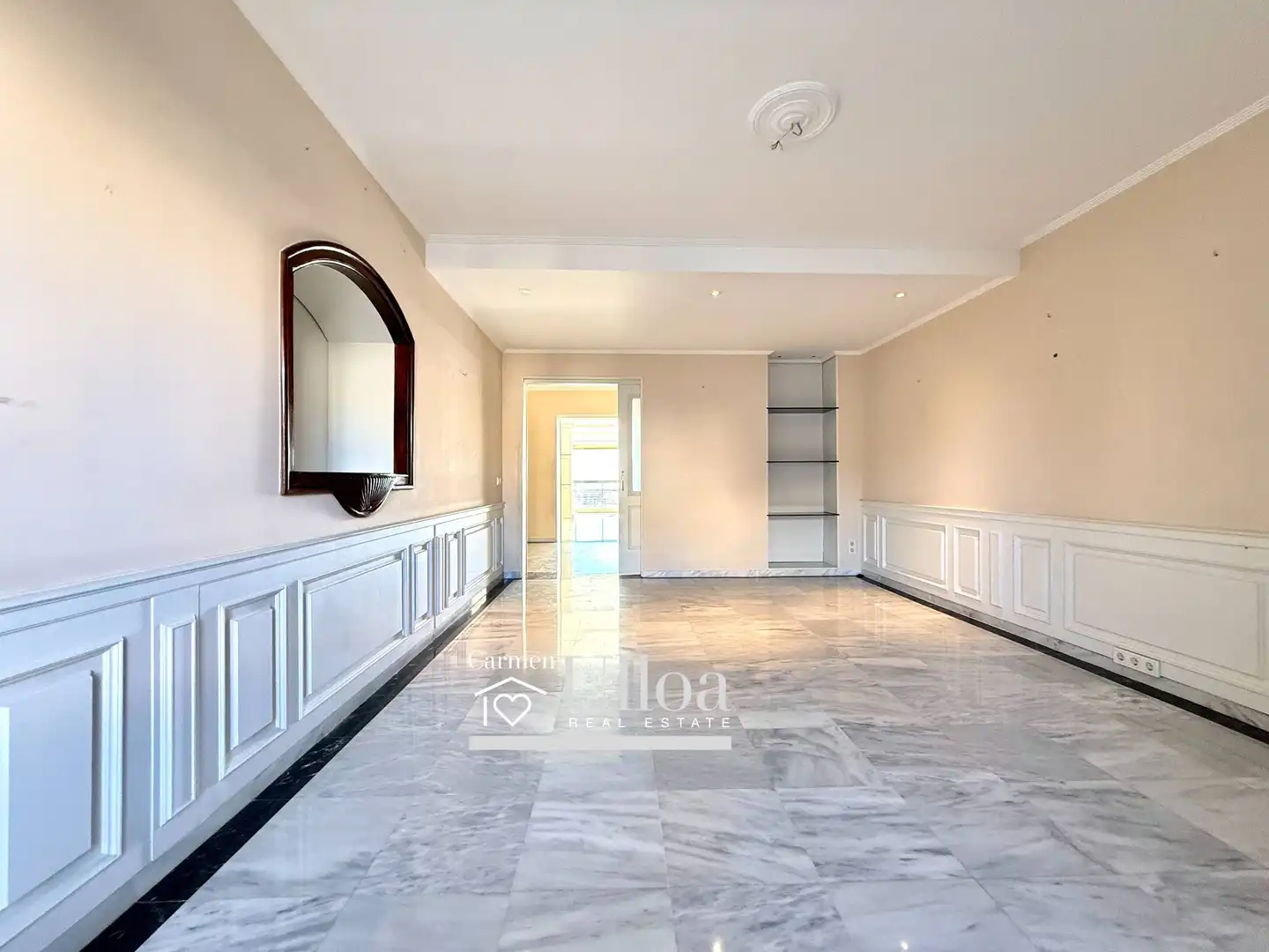 Sala d'estar de Apartament en venda en Alicante / Alacant amb Aire condicionat, Calefacció i Jardí privat