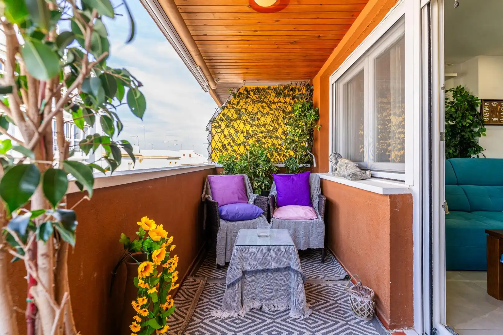 Terrasse von Wohnung zum Verkauf in San Fernando mit Klimaanlage, Heizung und Terrasse