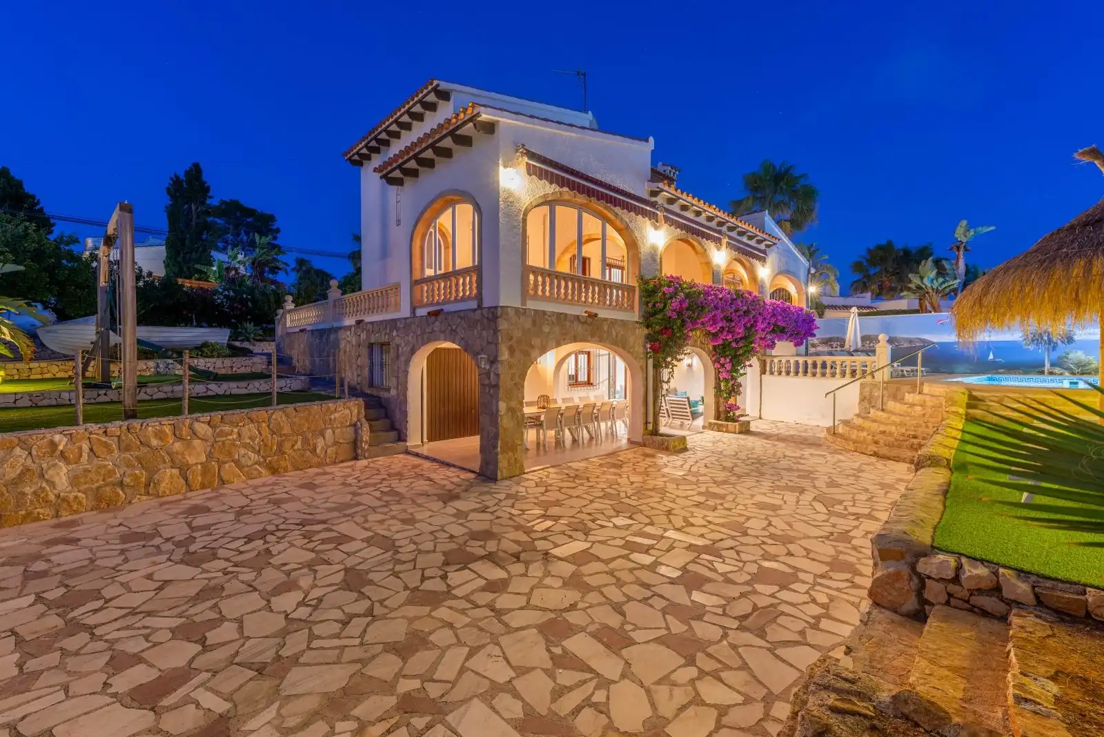 Vista exterior de Casa o chalet en venta en Moraira con Aire acondicionado, Calefacción y Terraza