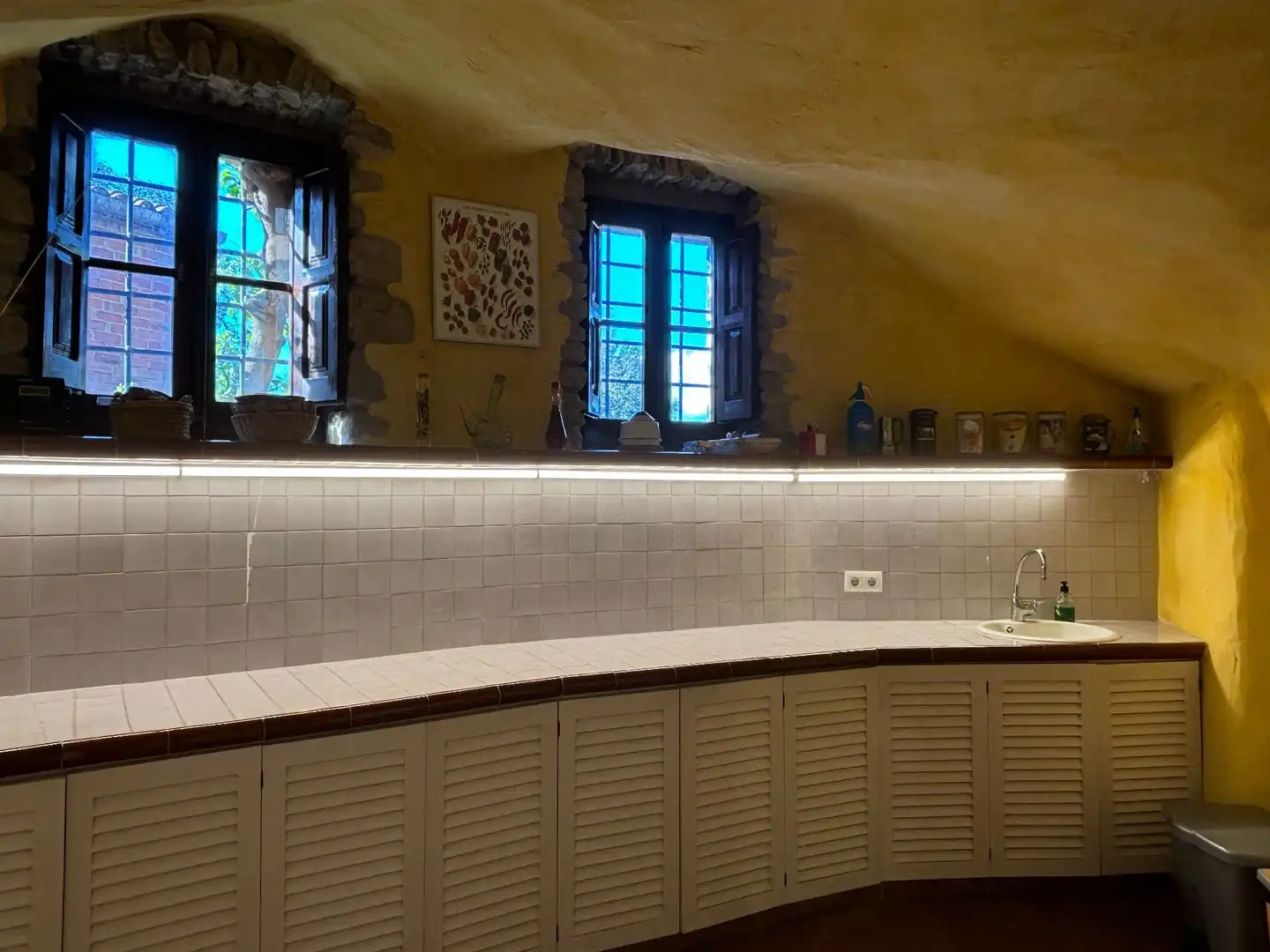 Cocina de Finca rústica en venta en Madremanya con Calefacción, Terraza y Trastero