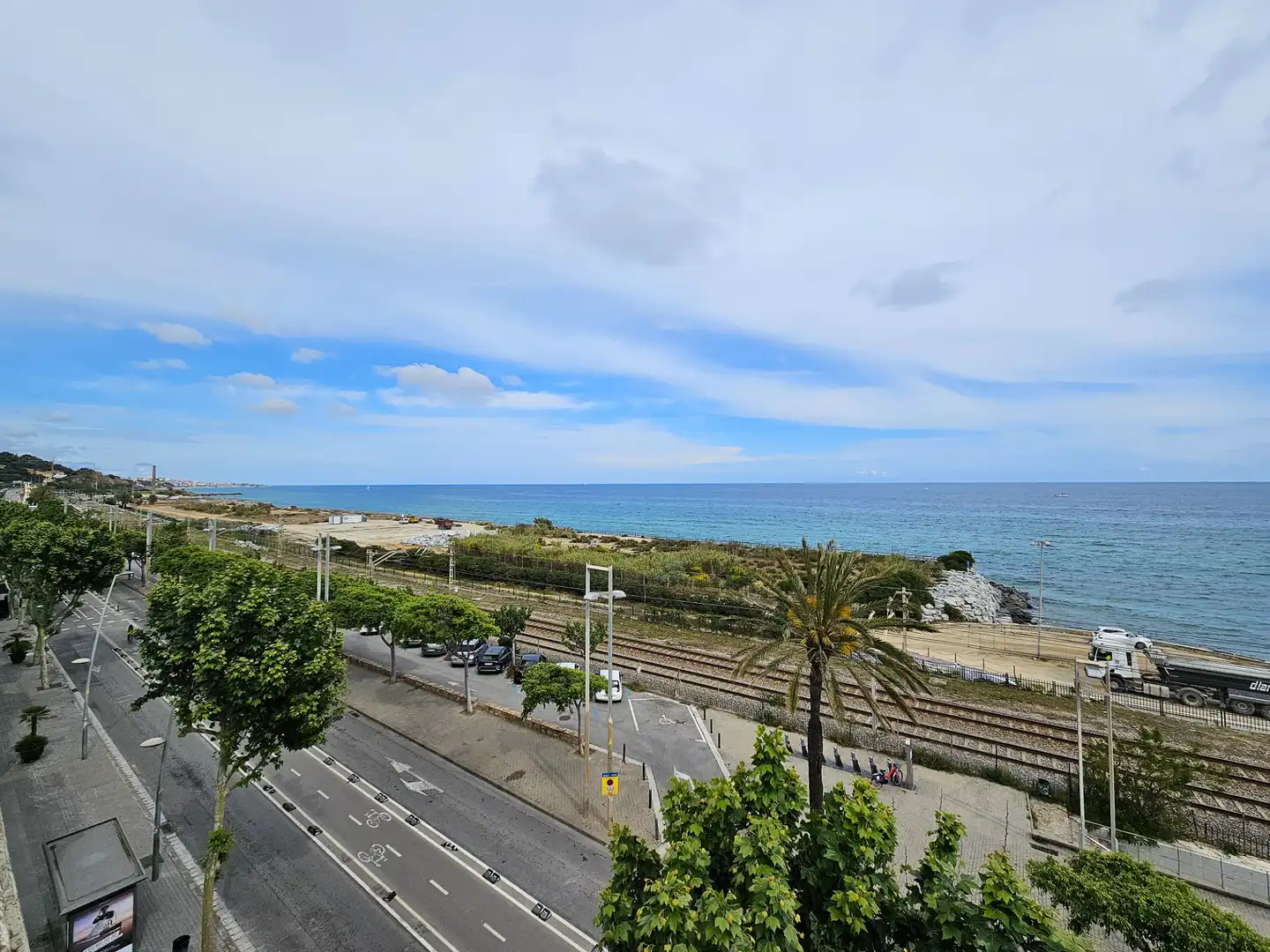Vista exterior de Piso en venta en Badalona con Calefacción