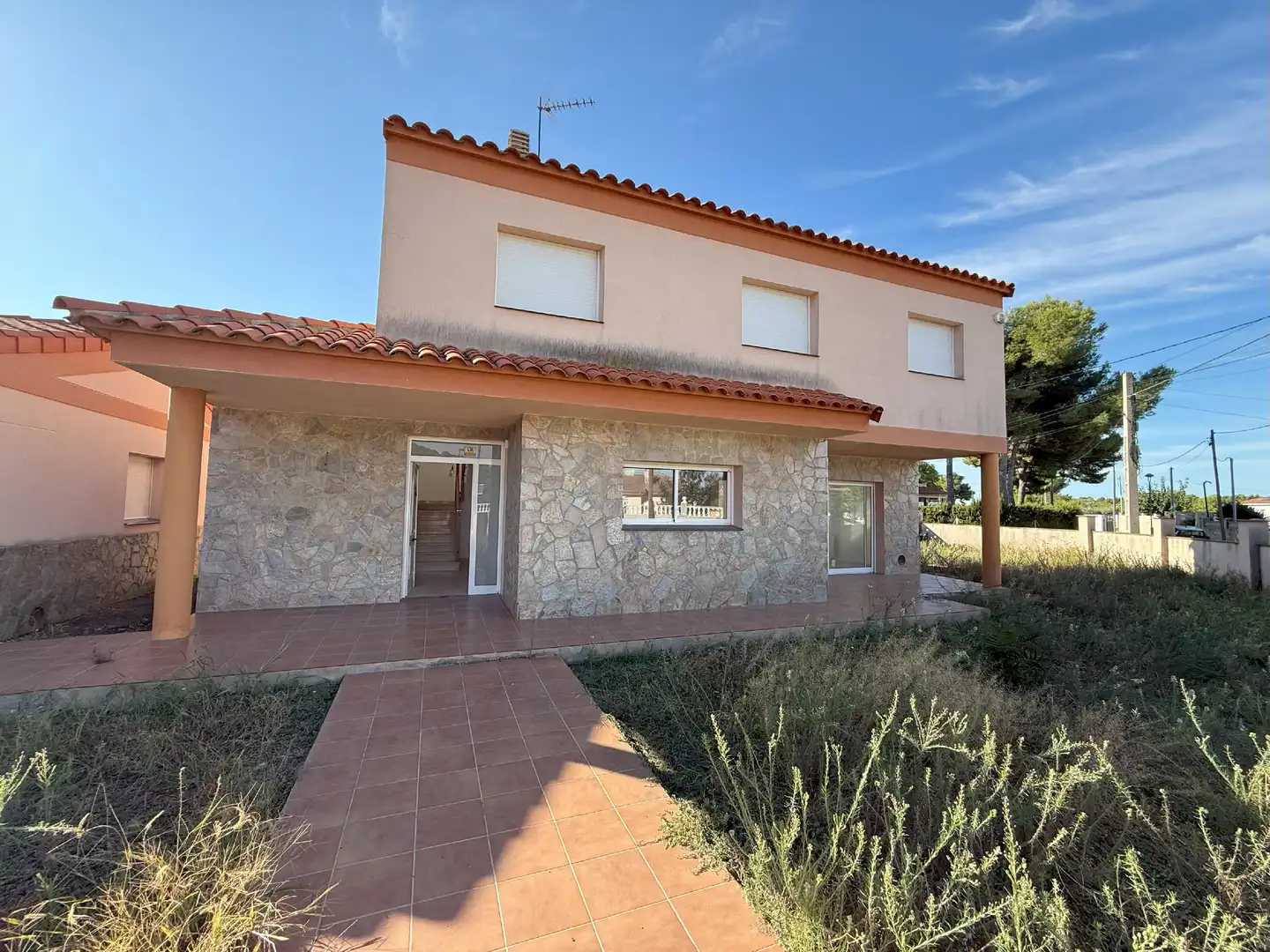 Vista exterior de Casa o chalet en venta en Bellvei con Terraza