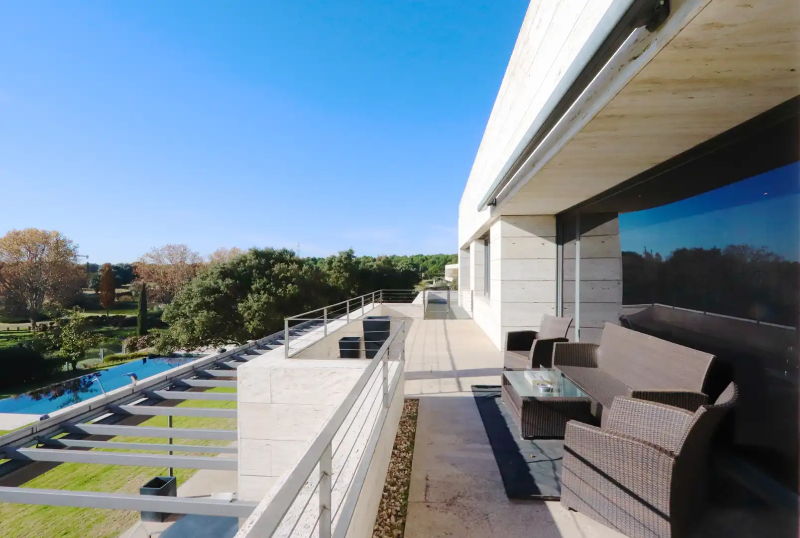 Terrace of Houses for rent in Pozuelo de Alarcón  with Air Conditioner, Heating and Private garden