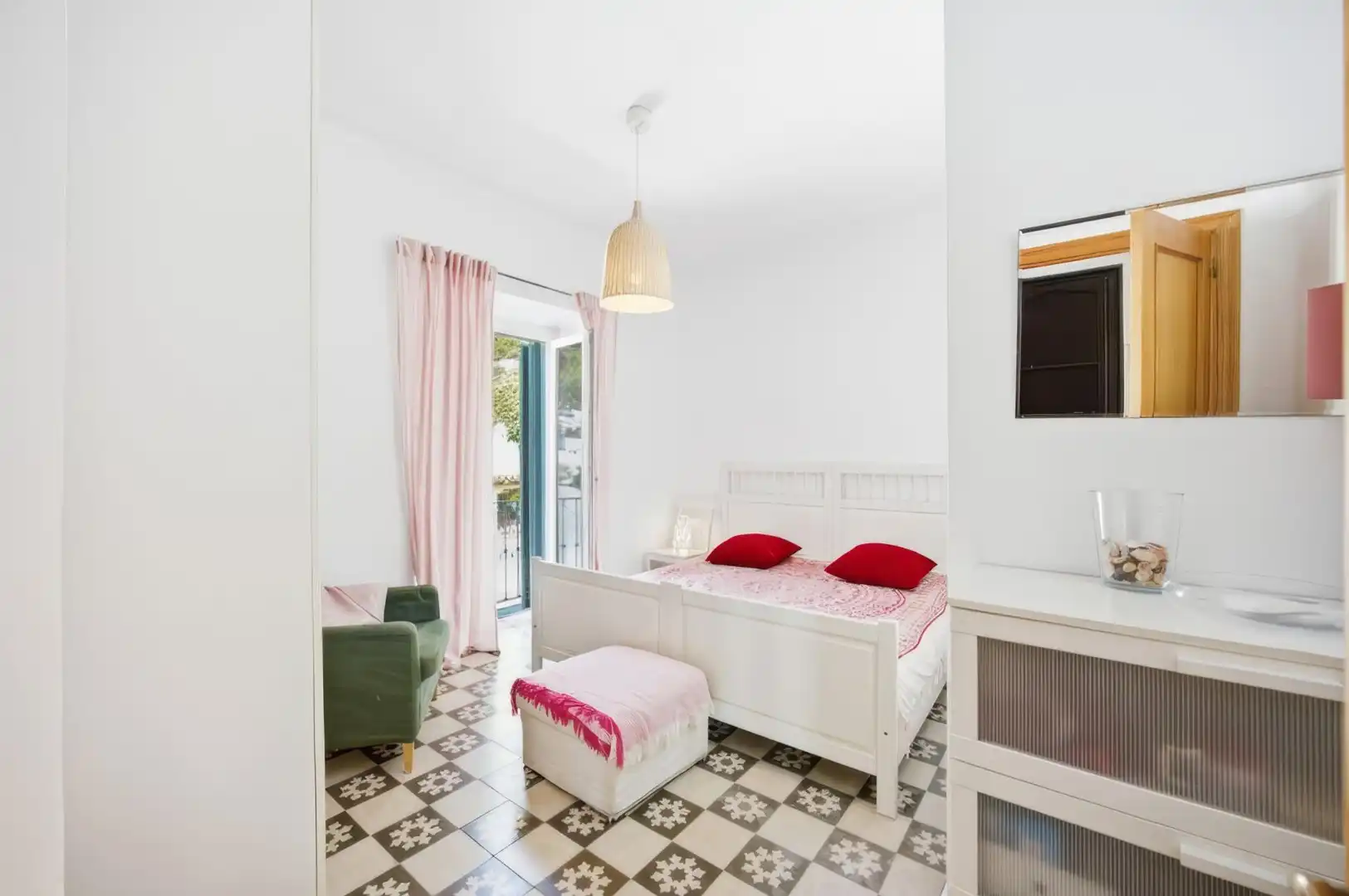 Schlafzimmer von Haus oder Chalet zum Verkauf in Vejer de la Frontera mit Privatgarten, Terrasse und Möbliert