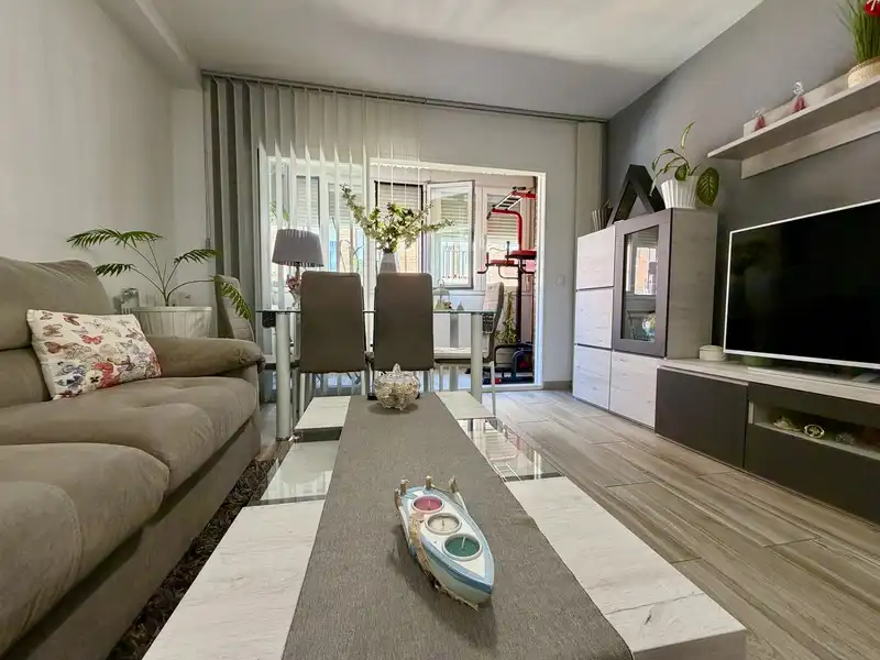 Living room of Flat for sale in Madrid  with Heating, Terrace and Storage room