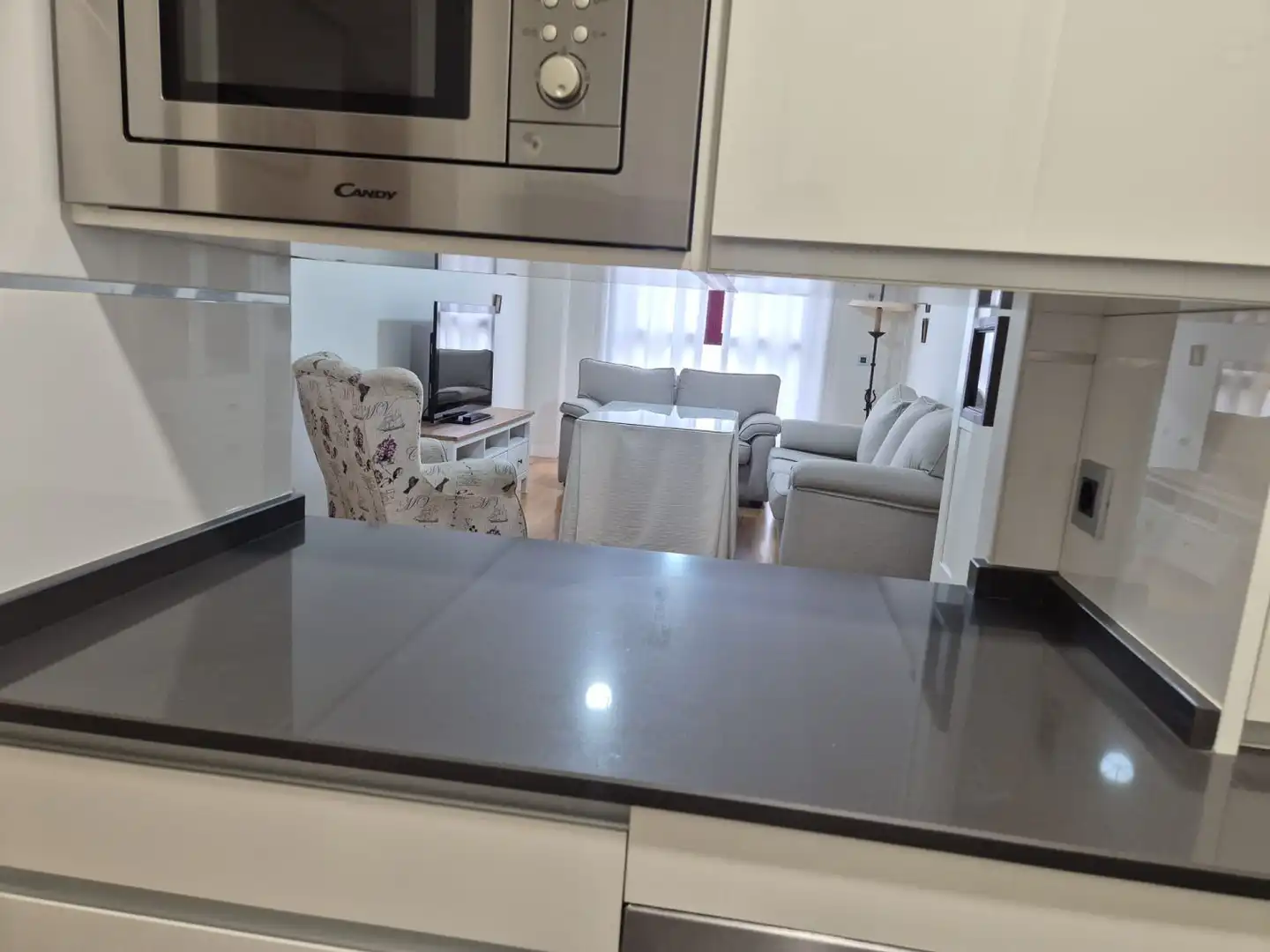 Kitchen of Flat for rent in Badajoz  with Air Conditioner, Heating and Parquet flooring