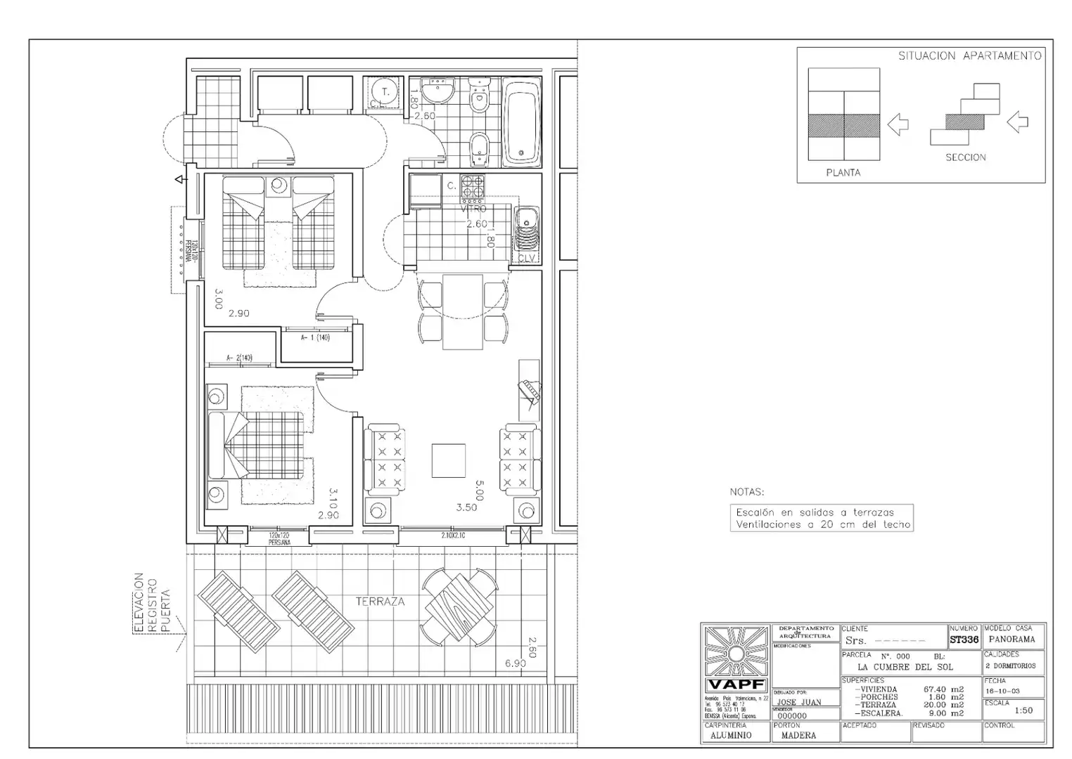 Apartamento en venta en Benitachell / El Poble Nou de Benitatxell con Aire acondicionado, Calefacción y Terraza