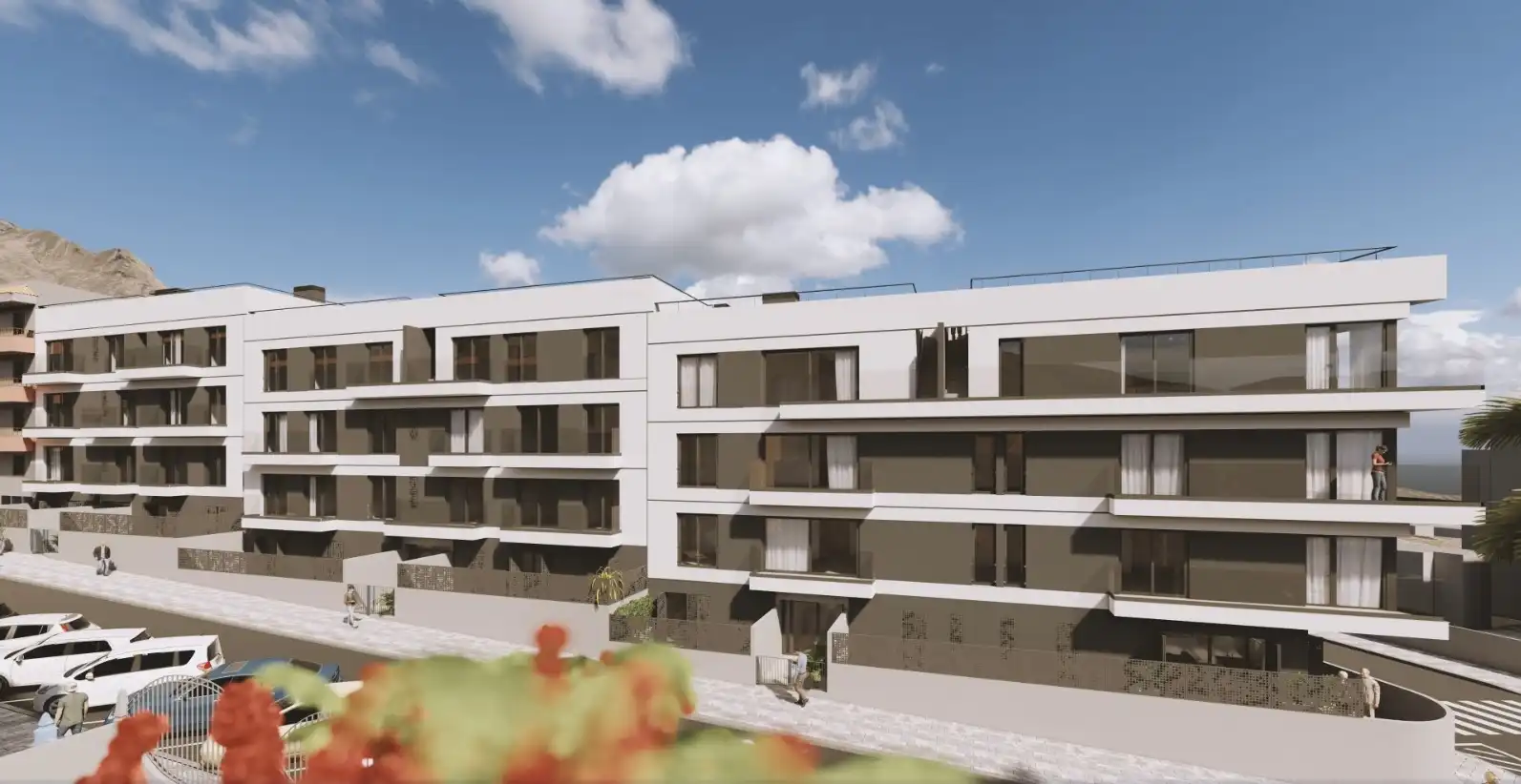 Vista exterior de Piso en venta en Adeje con Aire acondicionado, Trastero y Balcón