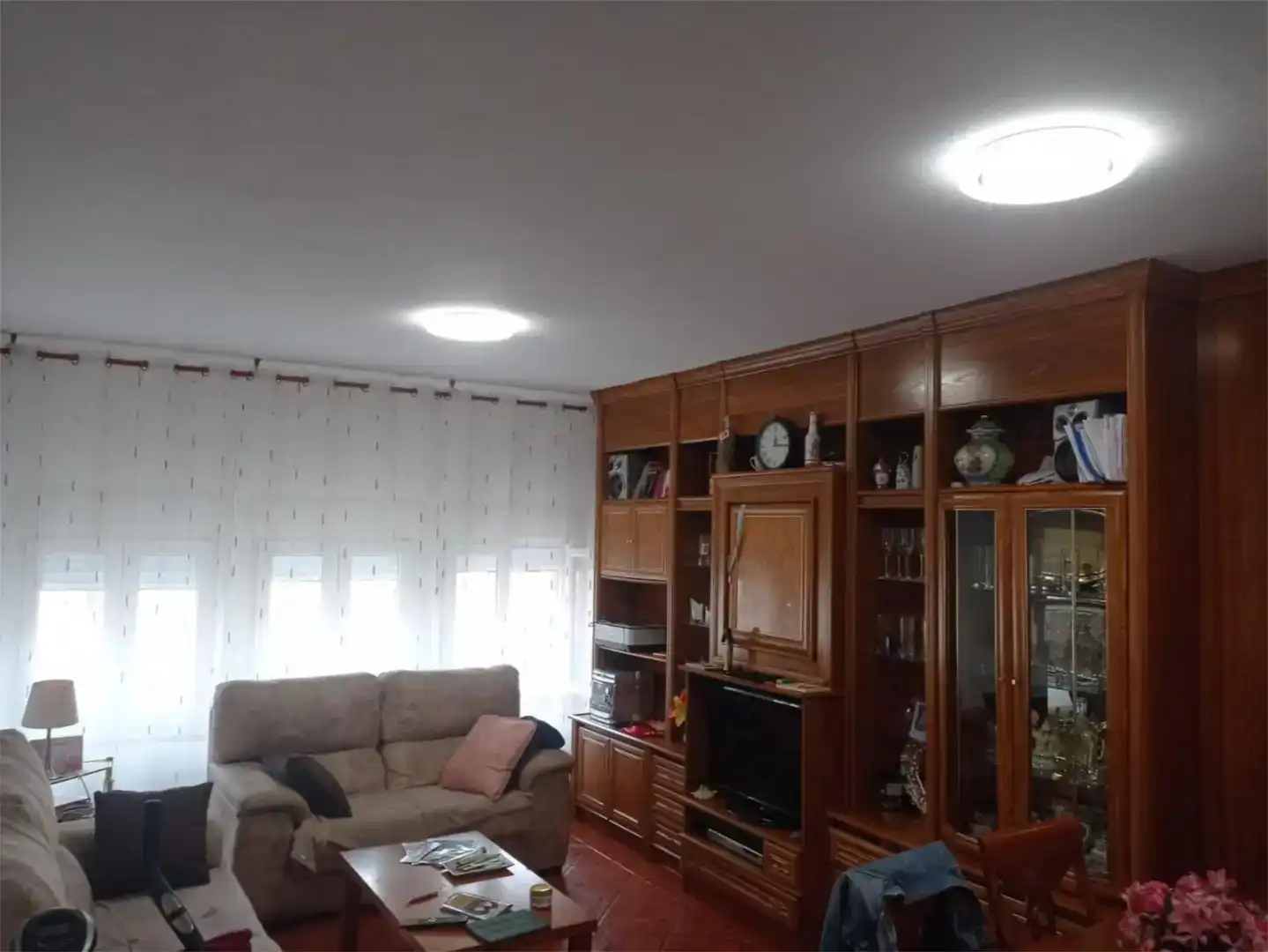 Sala d'estar de Casa adosada en venda en Sauquillo de Cabezas
