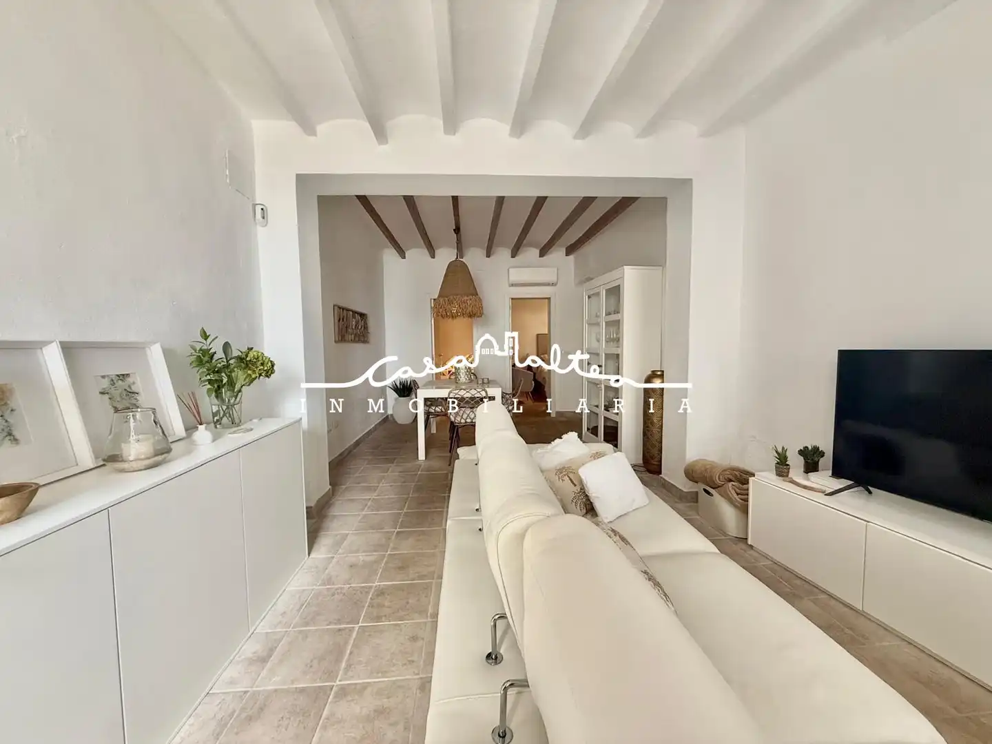 Sala de estar de Planta baja en venta en Altea con Aire acondicionado, Terraza y Amueblado