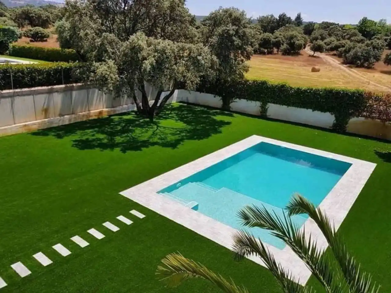 Schwimmbecken von Haus oder Chalet zum Verkauf in Plasencia mit Klimaanlage und Terrasse