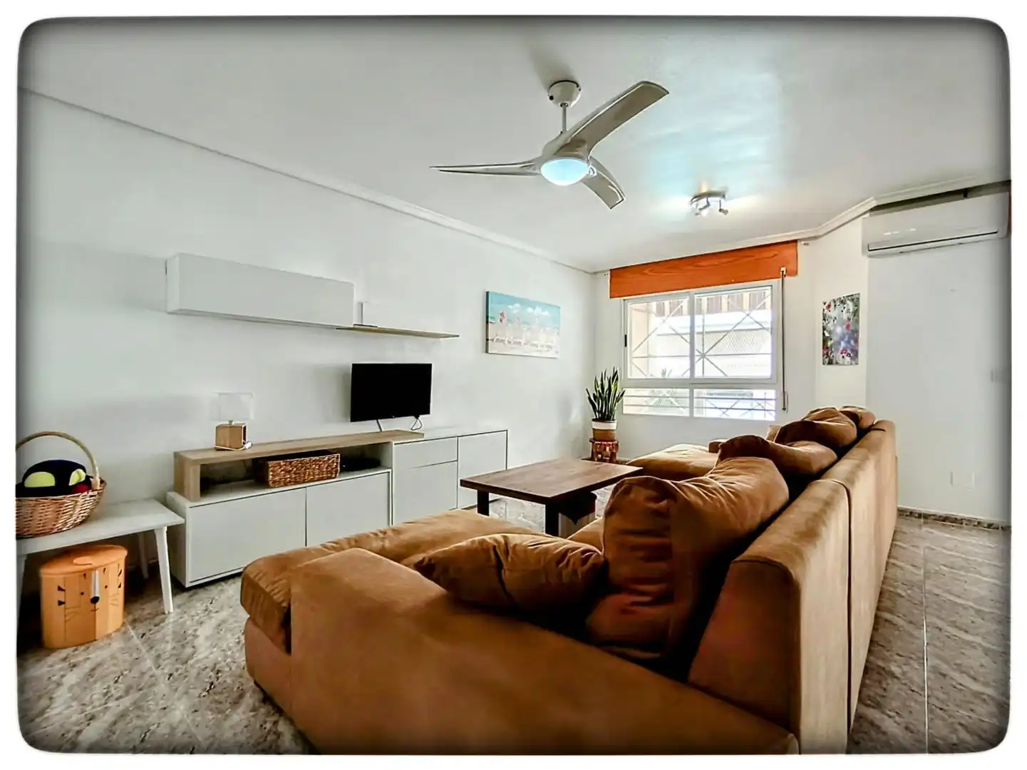 Living room of Detached homes for sale in Águilas  with Air Conditioner, Terrace and Furnished