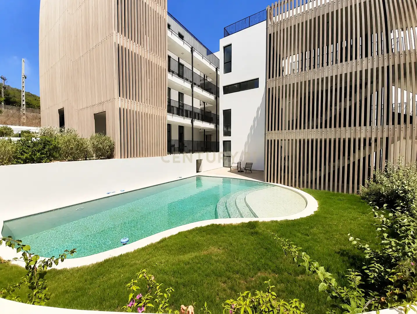 Piscina de Apartament en venda en Santa Eulària des Riu amb Aire condicionat i Alarma
