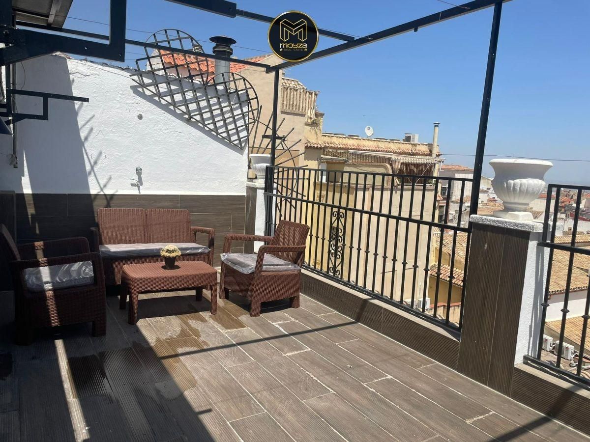 Terrace of Flat to rent in  Jaén Capital  with Air Conditioner, Heating and Terrace