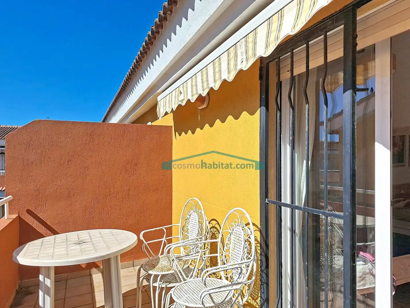 Terrassa de Casa adosada en venda en Els Poblets amb Aire condicionat, Jardí privat i Terrassa