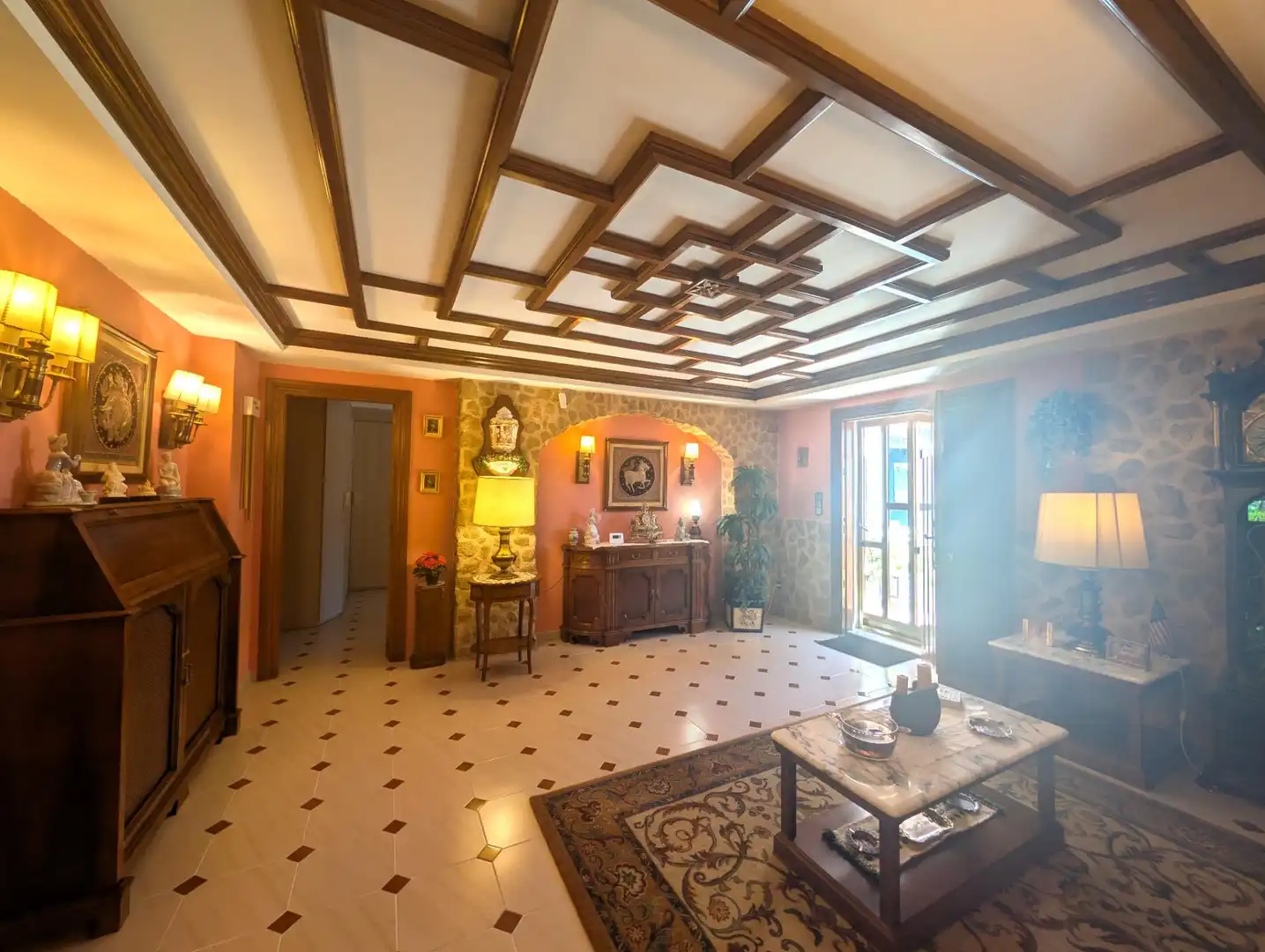 Sala de estar de Casa o chalet en venta en Alcoy / Alcoi con Aire acondicionado, Calefacción y Jardín privado