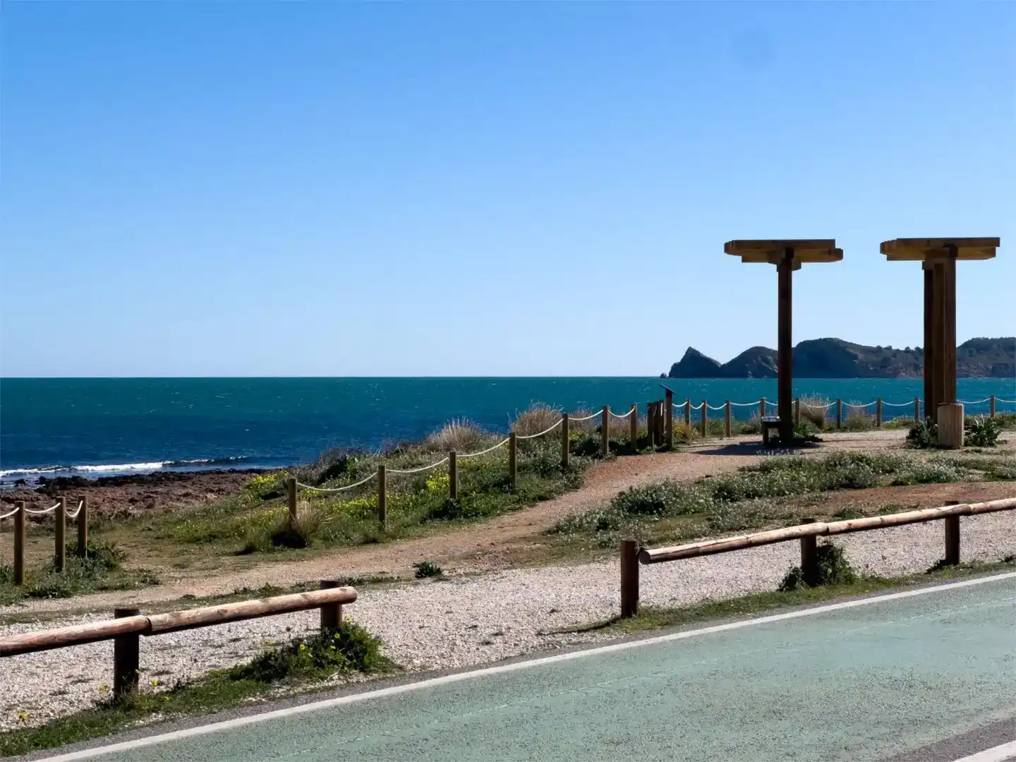 Vista exterior de Piso en venta en Jávea / Xàbia con Aire acondicionado, Trastero y Piscina